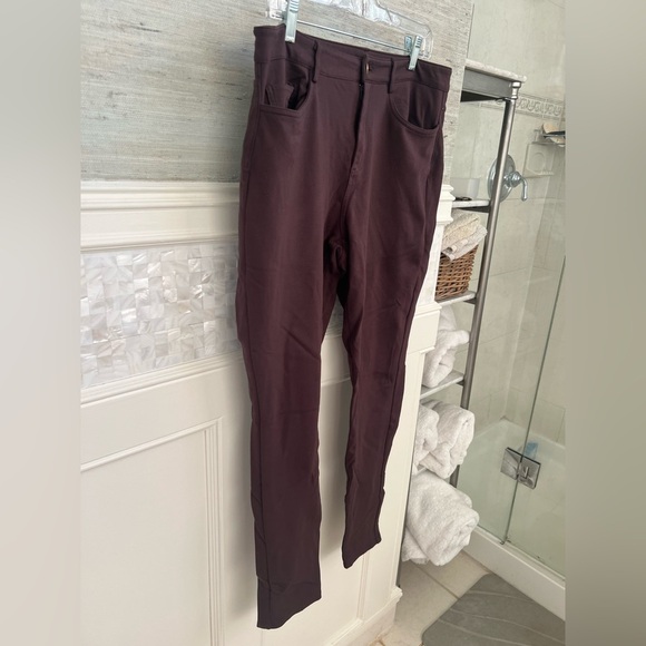 Large Michael kors MK stretchy knit pants brown - Picture 3 of 12